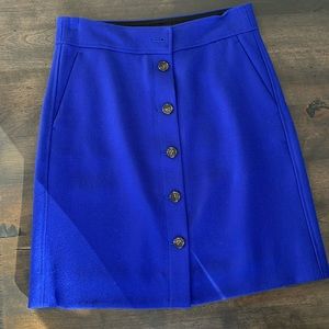 JCrew wool A line skirt